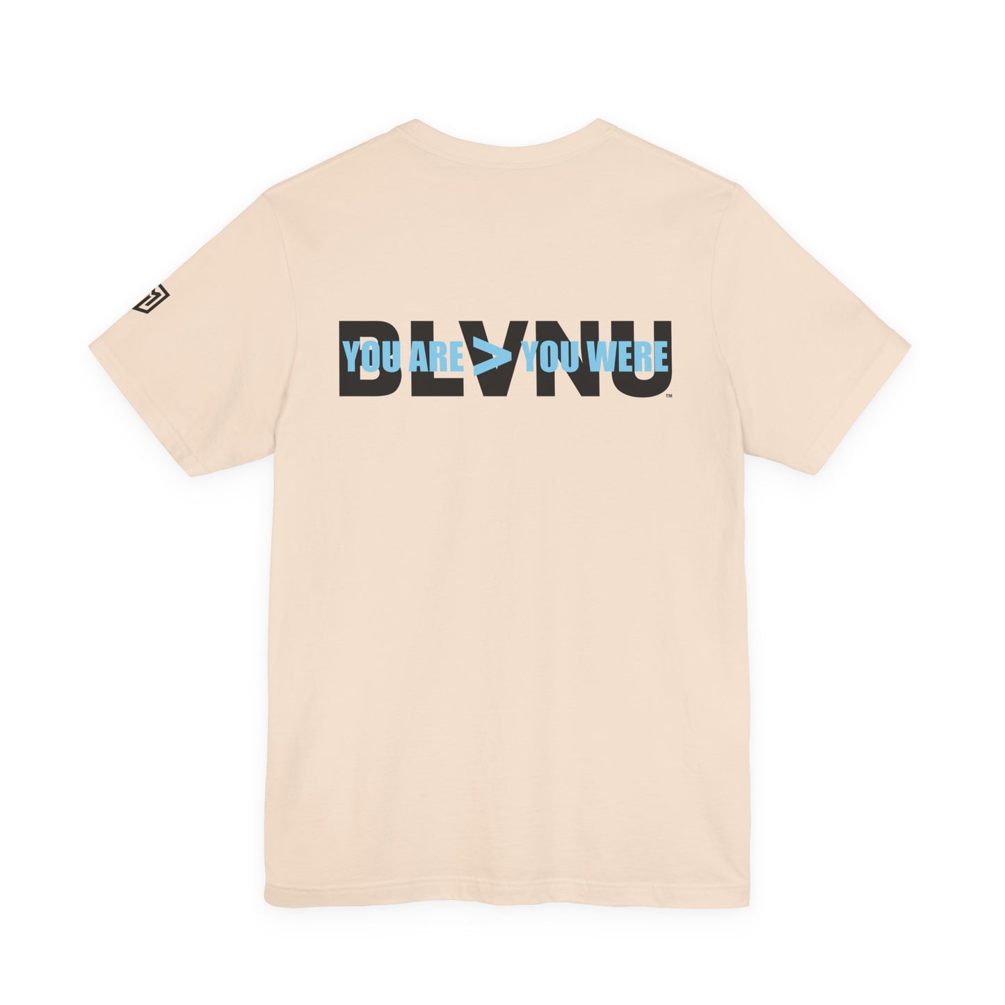 BLVNU - You Are > You Were (Light Blue) Unisex Jersey Short Sleeve Tee