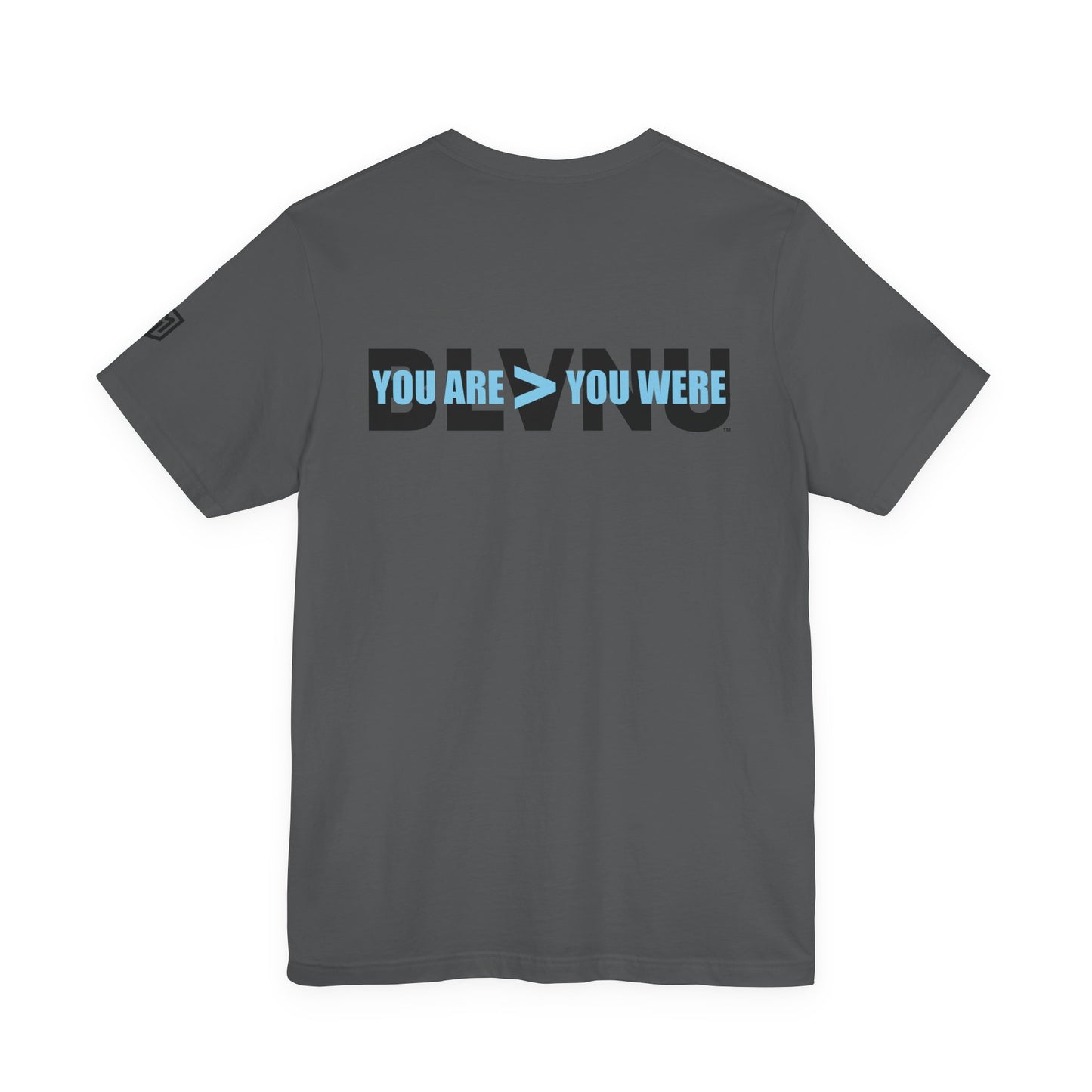 BLVNU - You Are > You Were (Light Blue) Unisex Jersey Short Sleeve Tee