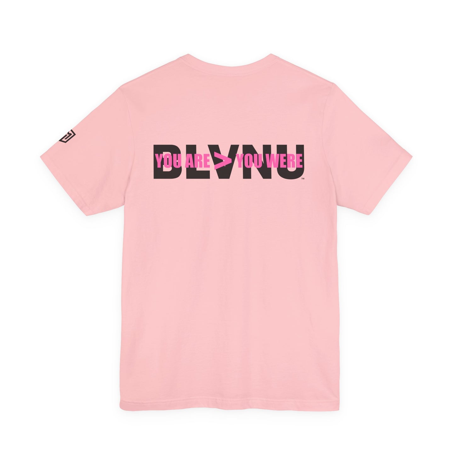 BLVNU - You Are > You Were (Pink) - Unisex Jersey Short Sleeve Tee