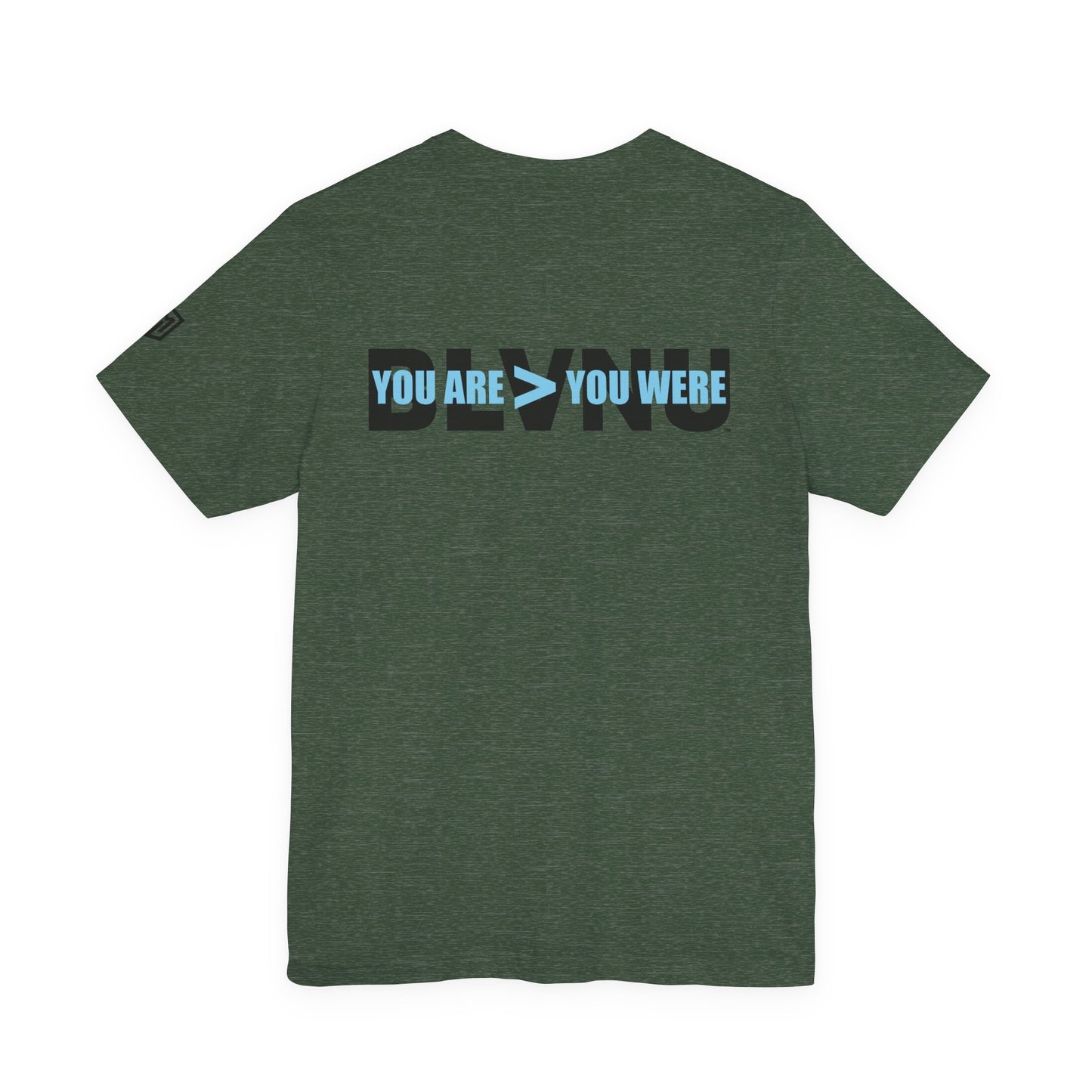 BLVNU - You Are > You Were (Light Blue) Unisex Jersey Short Sleeve Tee