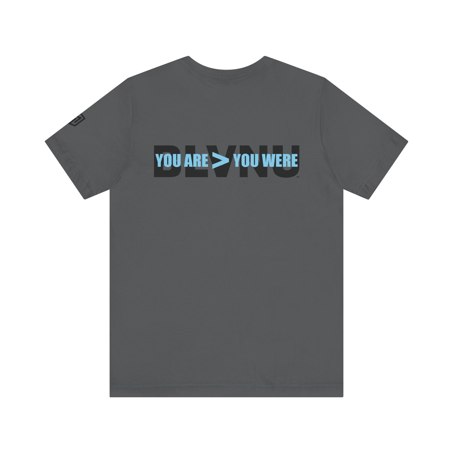 BLVNU - You Are > You Were (Light Blue) Unisex Jersey Short Sleeve Tee