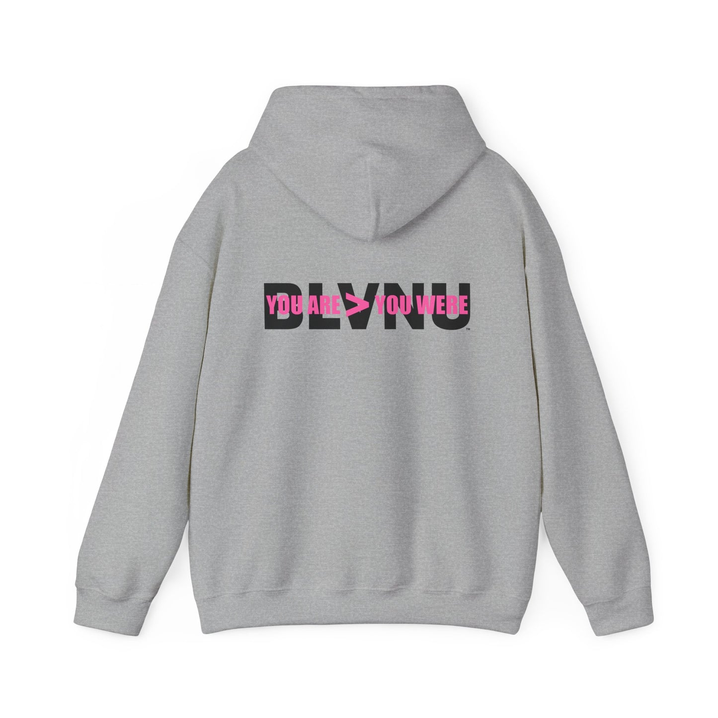 BLVNU - You Are > You Were (Pink) - Unisex Heavy Blend™ Hooded Sweatshirt