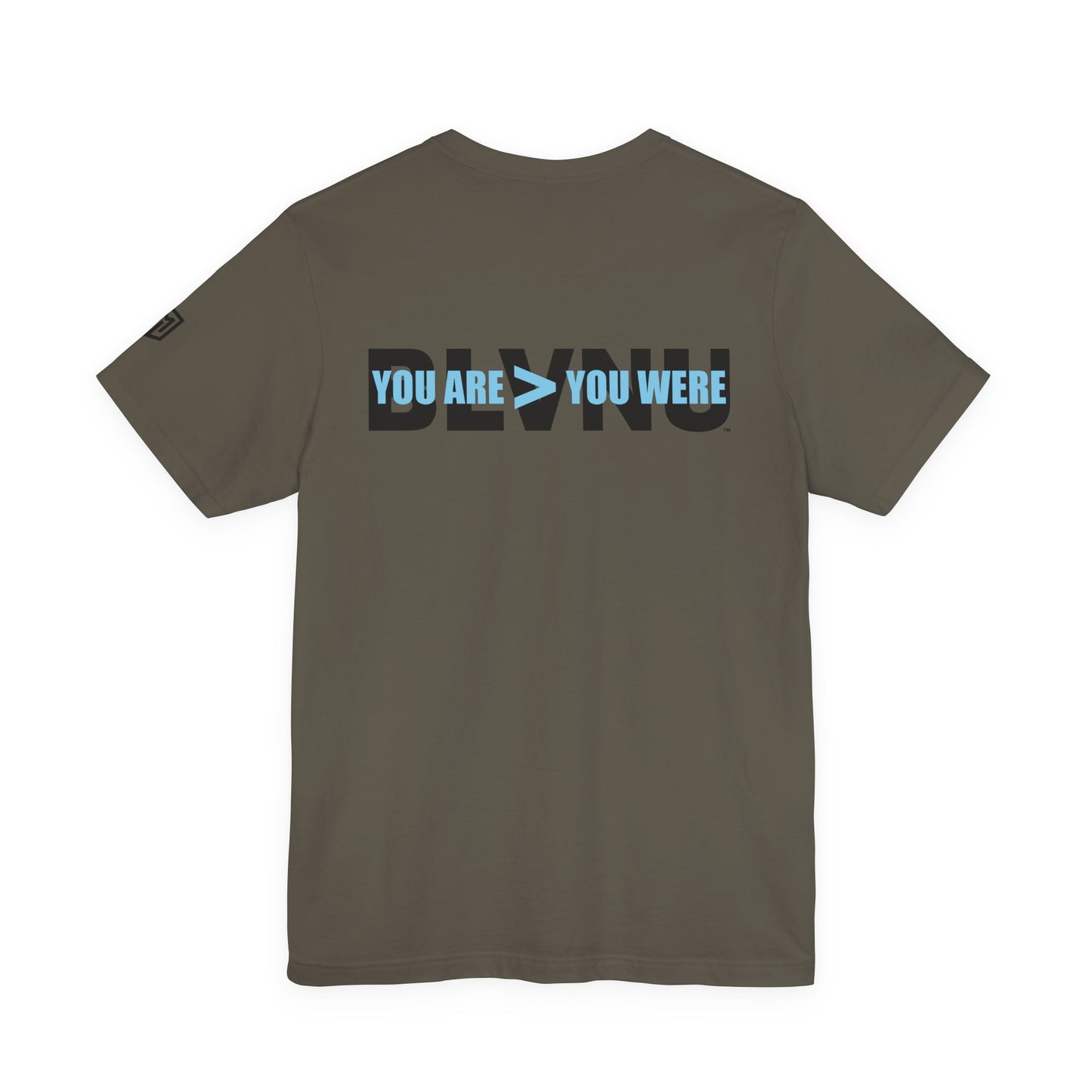 BLVNU - You Are > You Were (Light Blue) Unisex Jersey Short Sleeve Tee