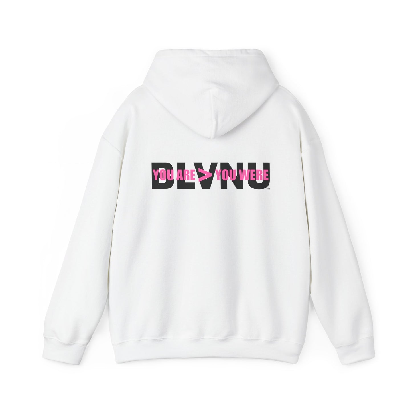 BLVNU - You Are > You Were (Pink) - Unisex Heavy Blend™ Hooded Sweatshirt