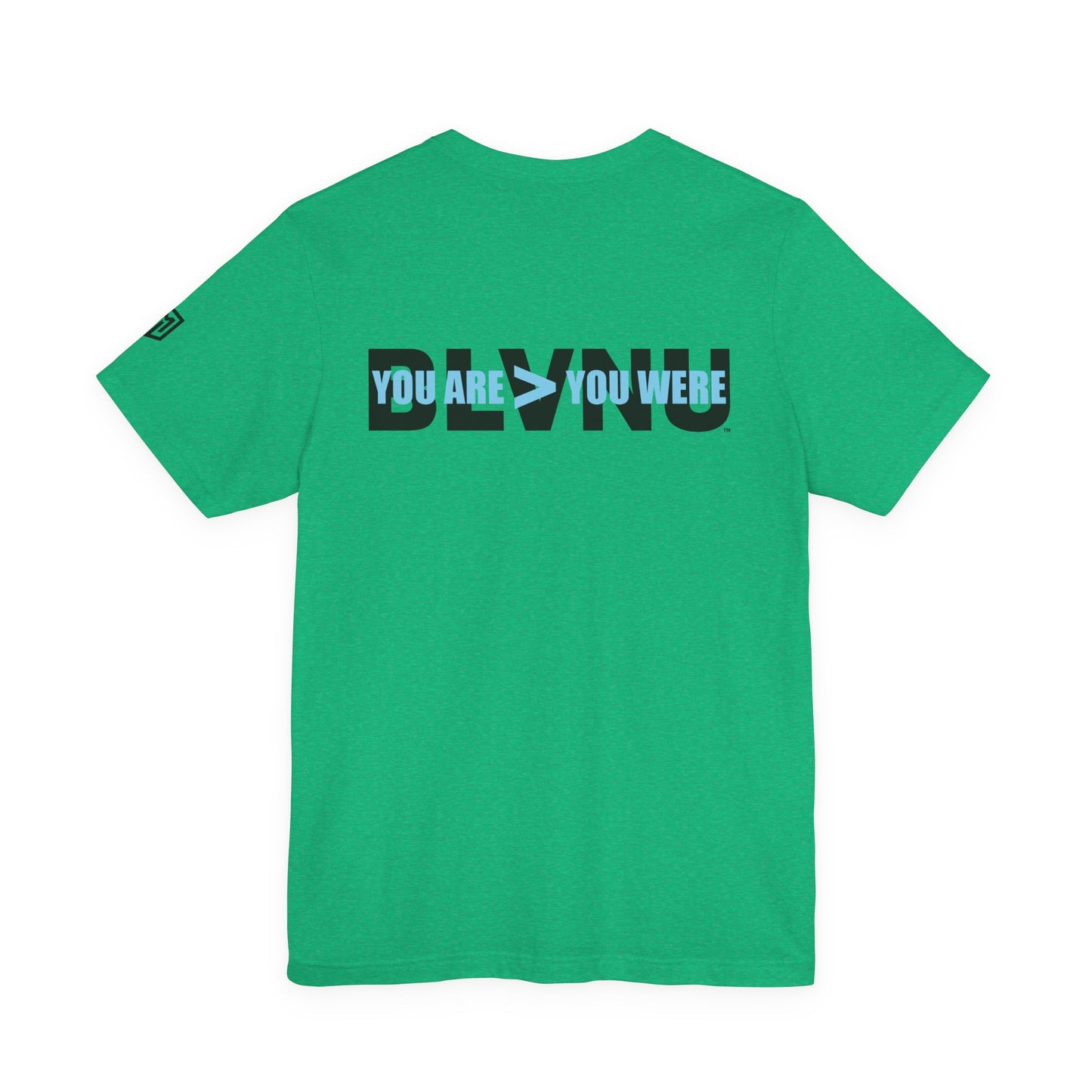 BLVNU - You Are > You Were (Light Blue) Unisex Jersey Short Sleeve Tee