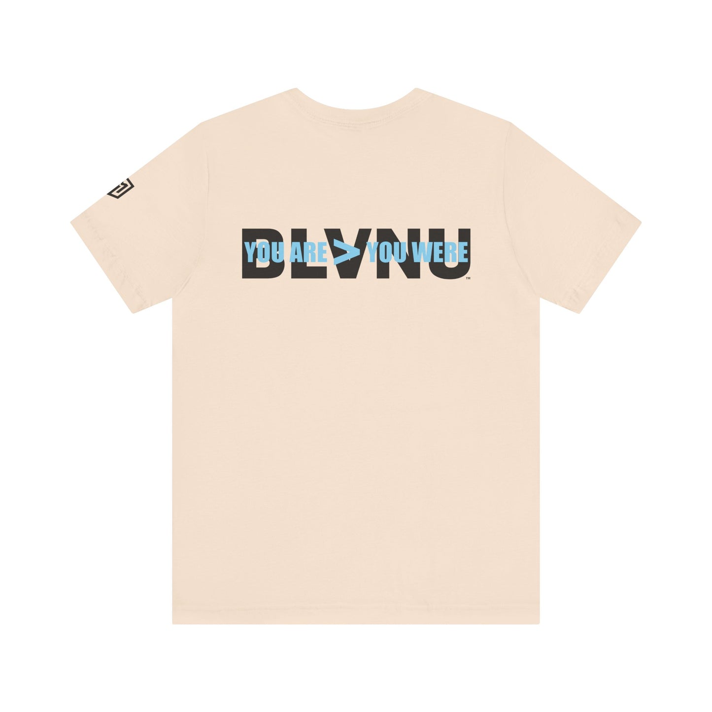 BLVNU - You Are > You Were (Light Blue) Unisex Jersey Short Sleeve Tee