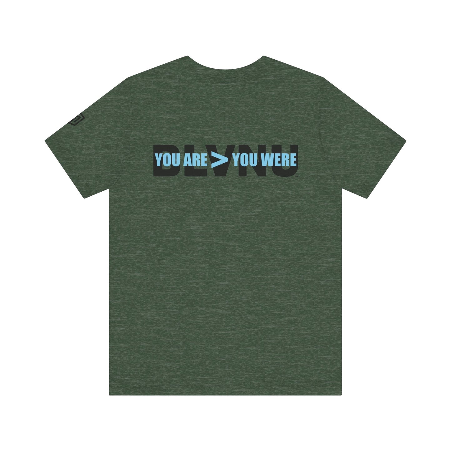 BLVNU - You Are > You Were (Light Blue) Unisex Jersey Short Sleeve Tee