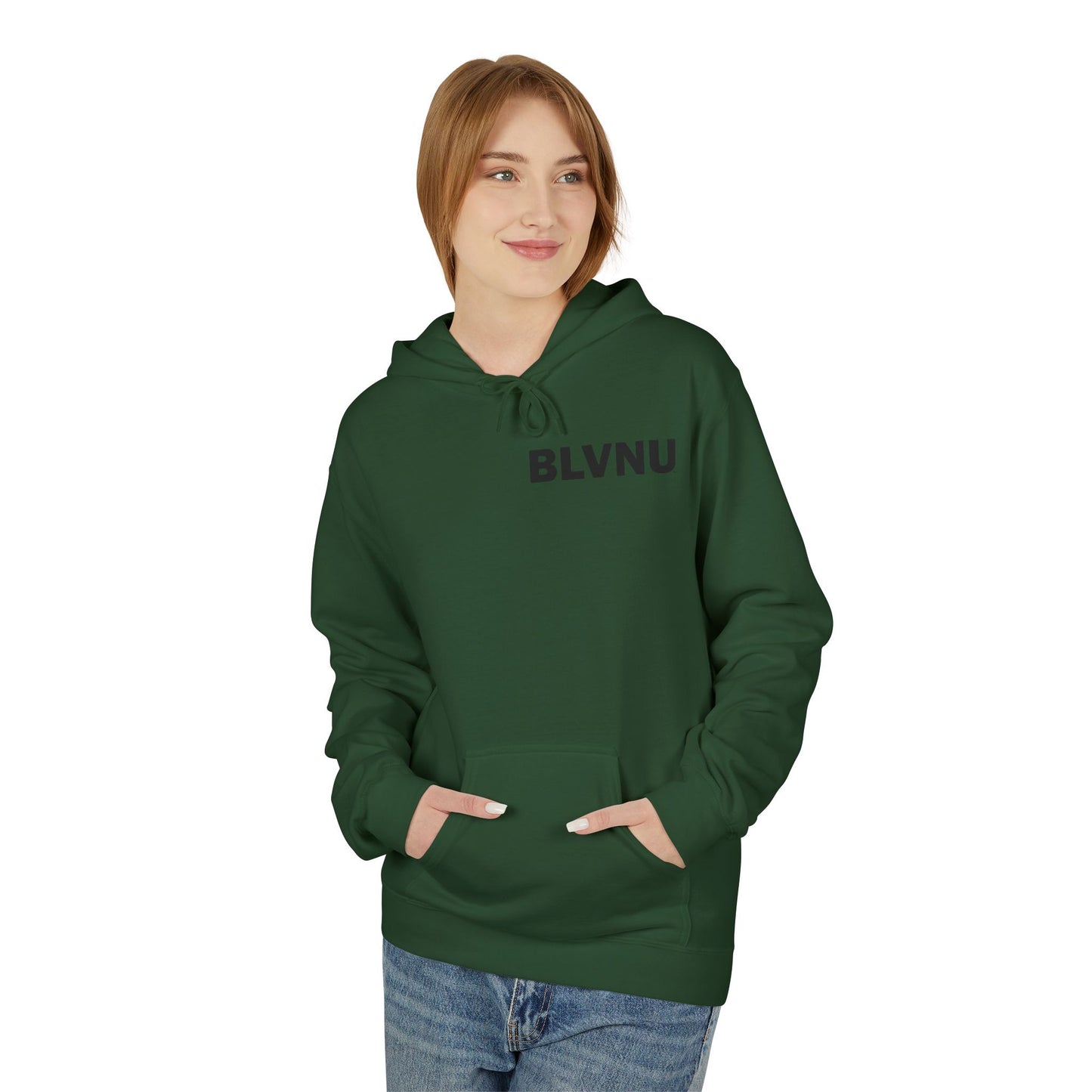 BLVNU - Reset Restart Refocus - Unisex Midweight Softstyle Fleece Hoodie