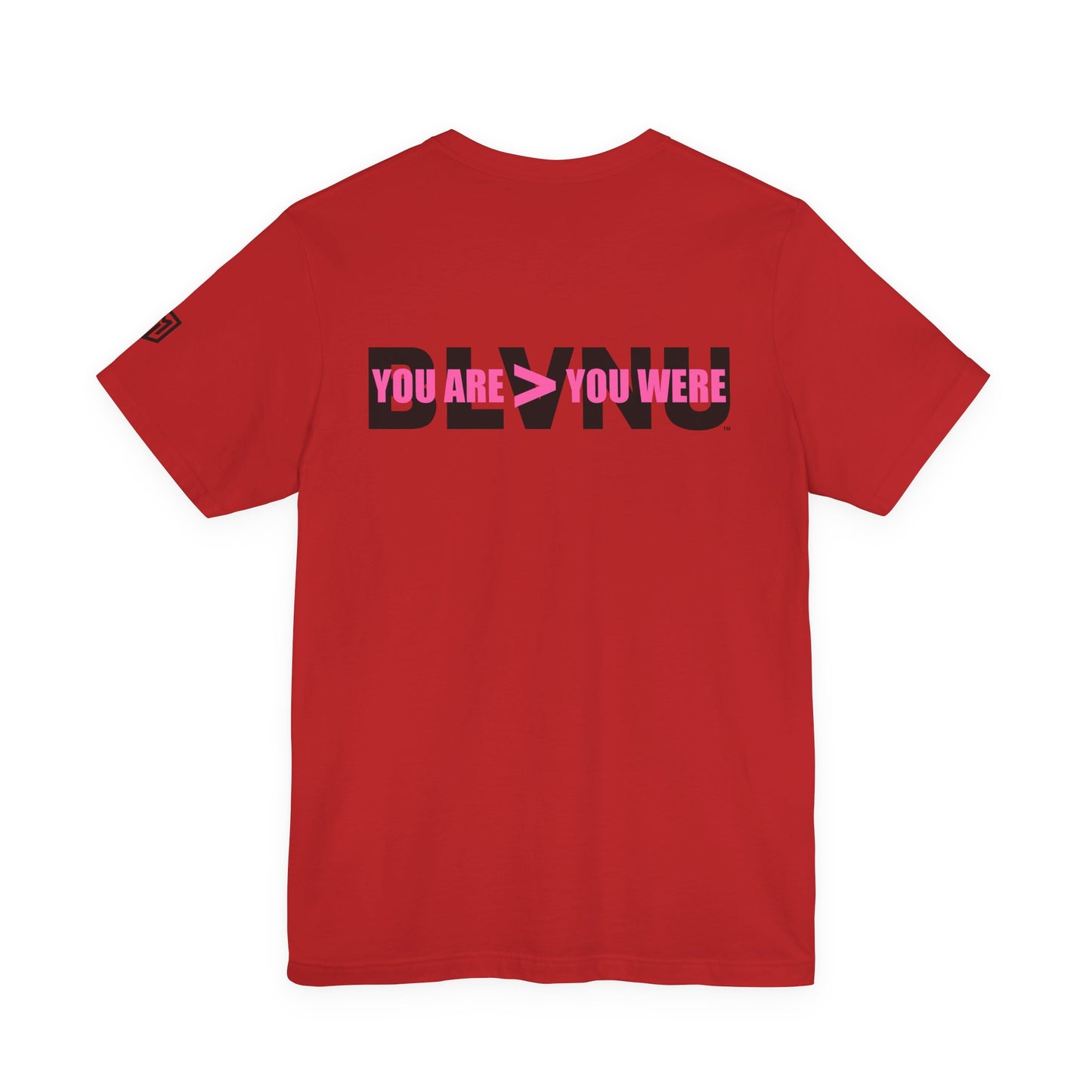 BLVNU - You Are > You Were (Pink) - Unisex Jersey Short Sleeve Tee