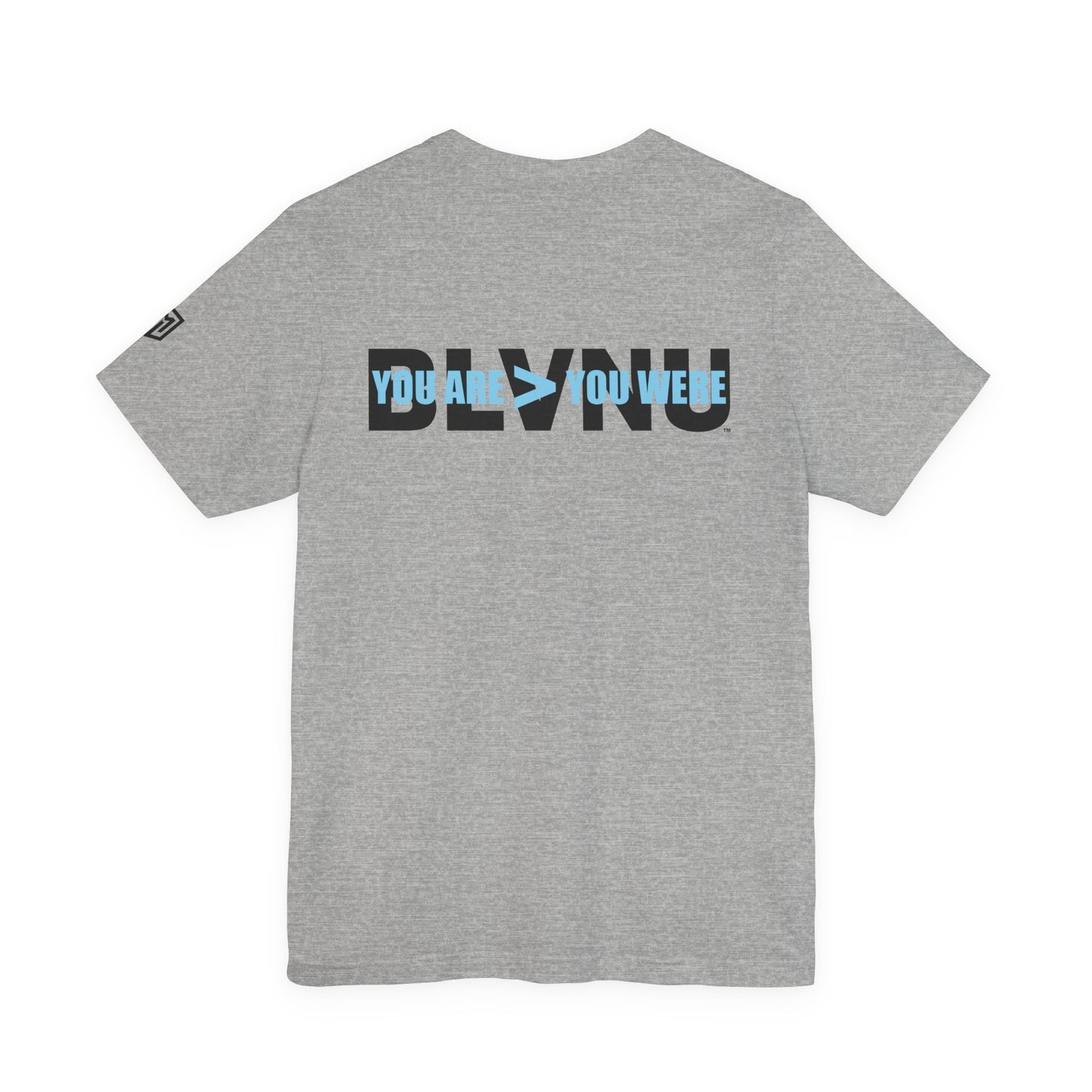BLVNU - You Are > You Were (Light Blue) Unisex Jersey Short Sleeve Tee