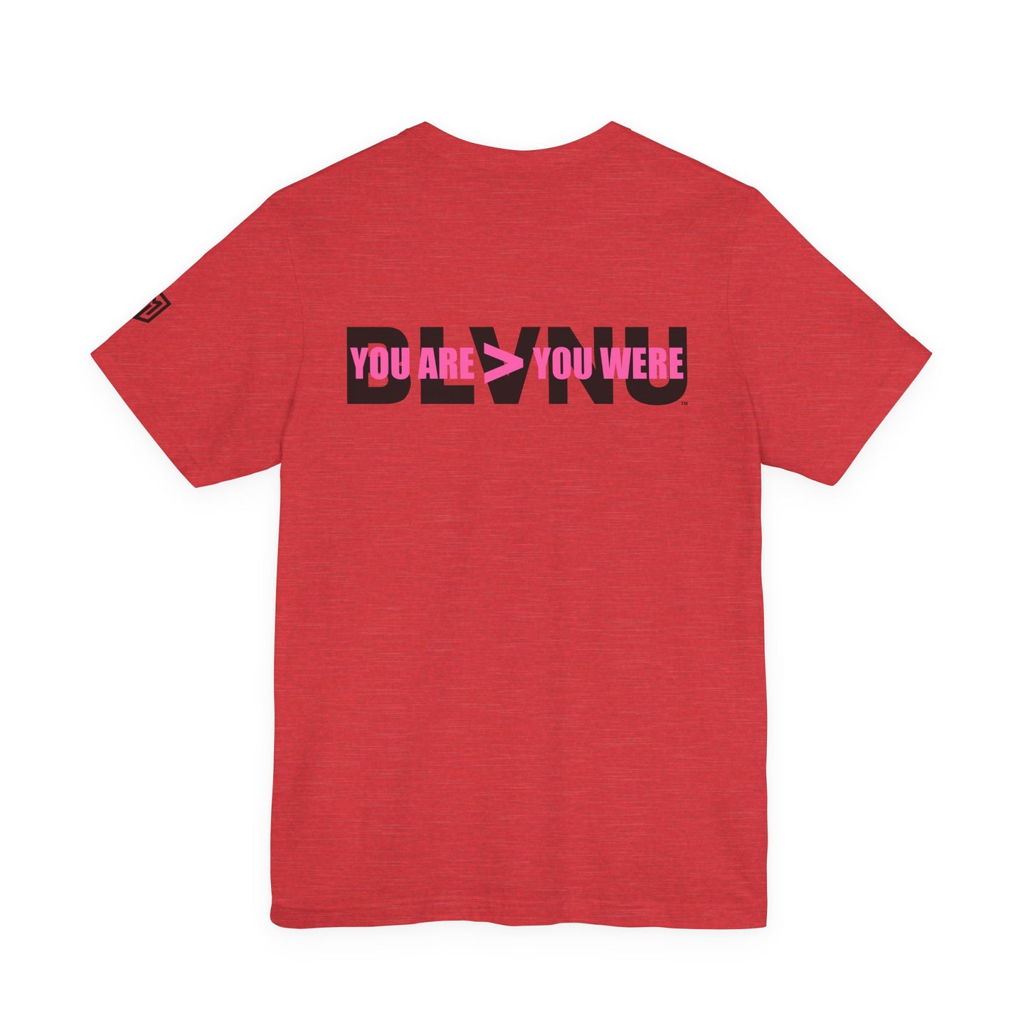 BLVNU - You Are > You Were (Pink) - Unisex Jersey Short Sleeve Tee
