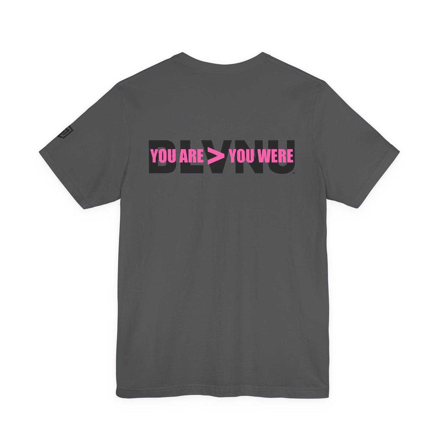 BLVNU - You Are > You Were (Pink) - Unisex Jersey Short Sleeve Tee