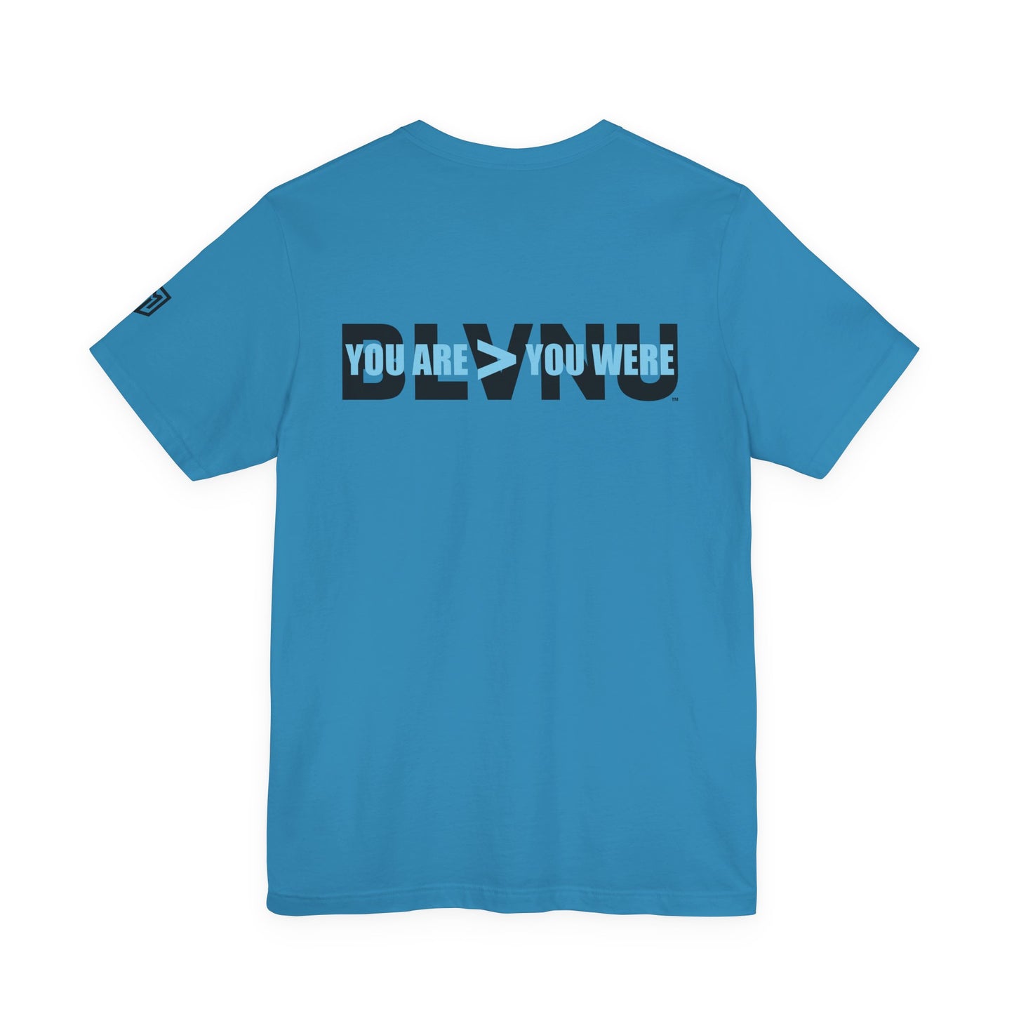 BLVNU - You Are > You Were (Light Blue) Unisex Jersey Short Sleeve Tee