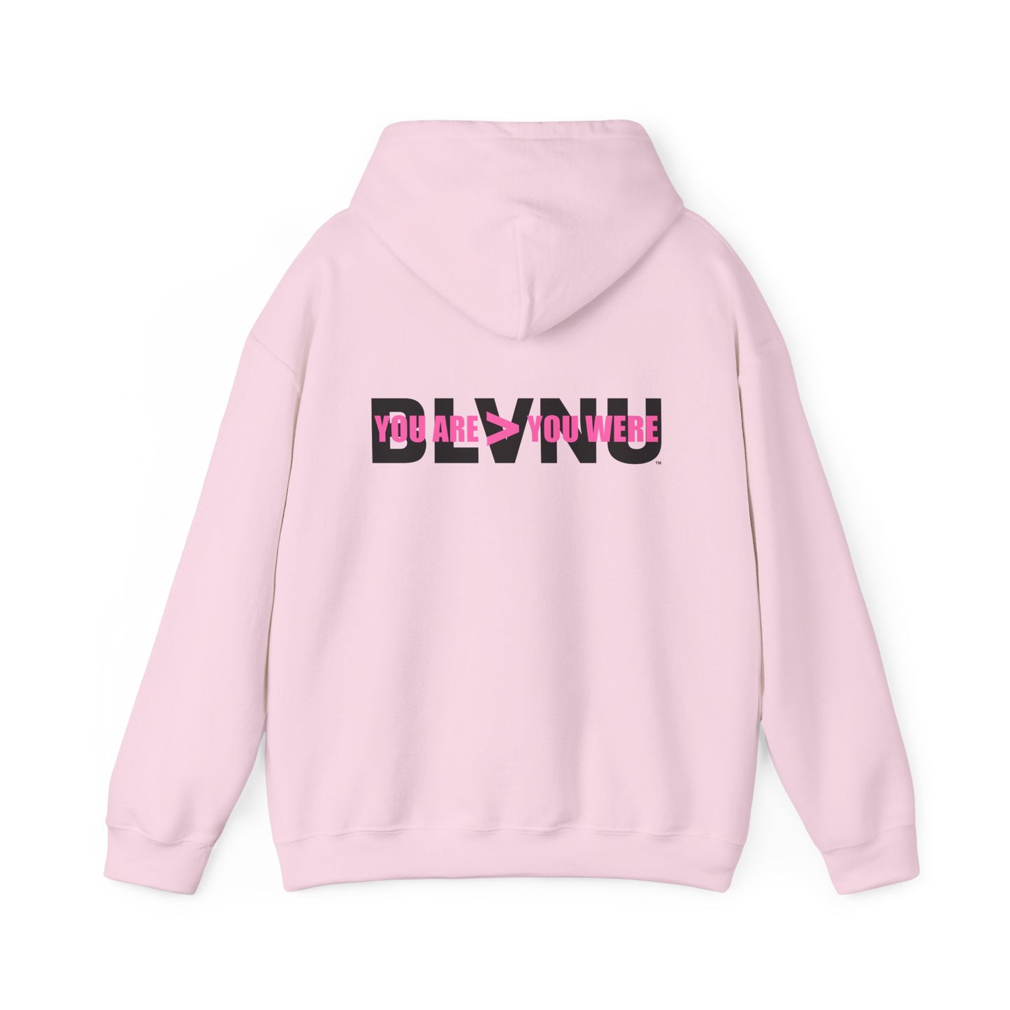 BLVNU - You Are > You Were (Pink) - Unisex Heavy Blend™ Hooded Sweatshirt