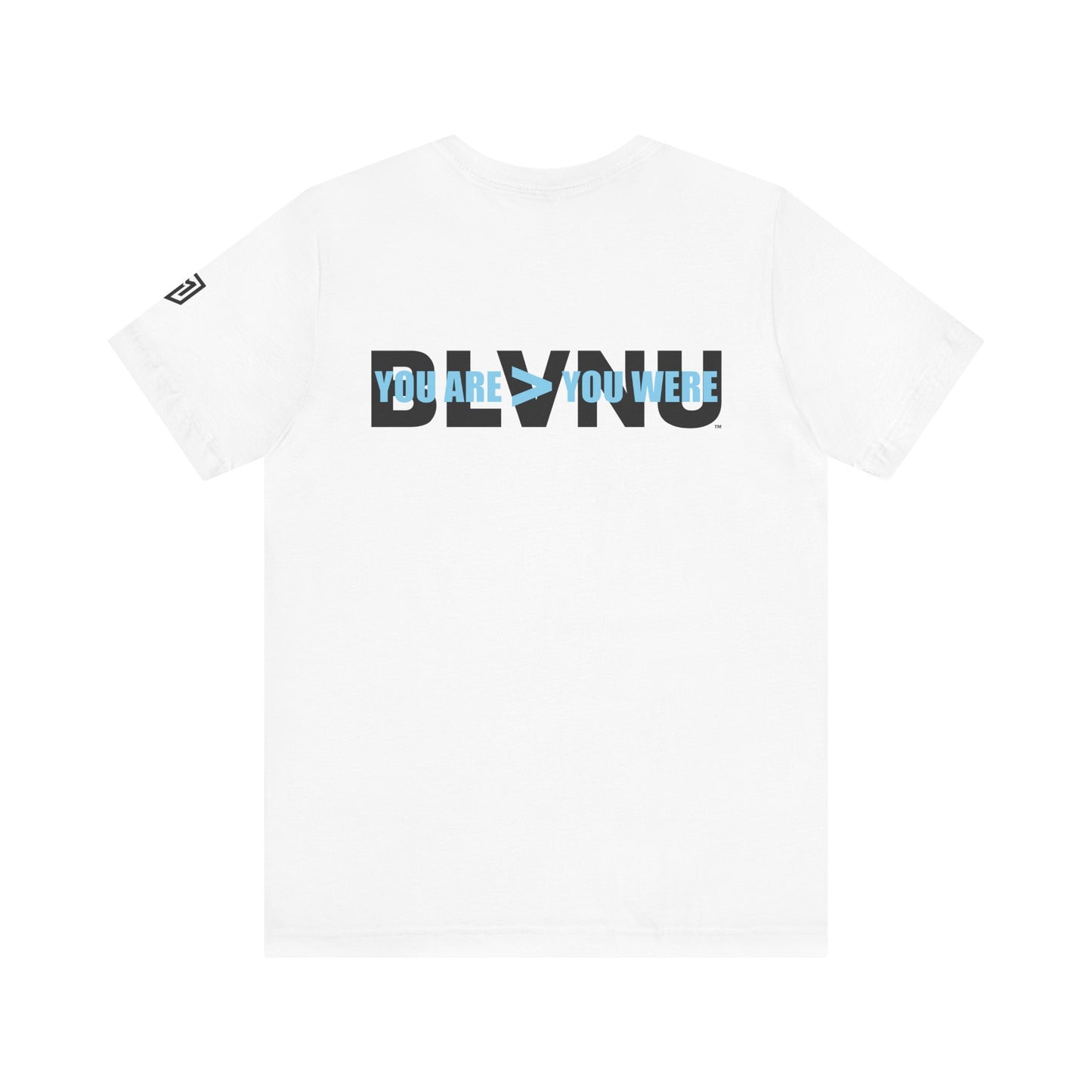 BLVNU - You Are > You Were (Light Blue) Unisex Jersey Short Sleeve Tee