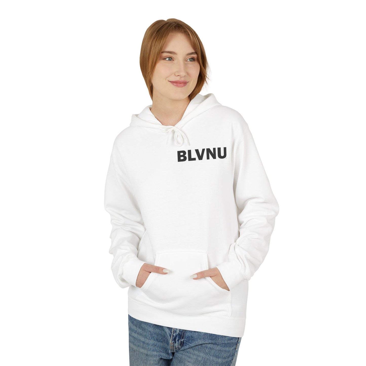 BLVNU - Reset Restart Refocus - Unisex Midweight Softstyle Fleece Hoodie