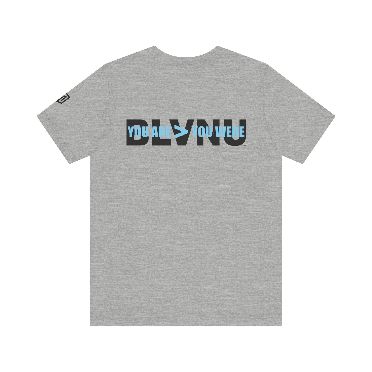 BLVNU - You Are > You Were (Light Blue) Unisex Jersey Short Sleeve Tee