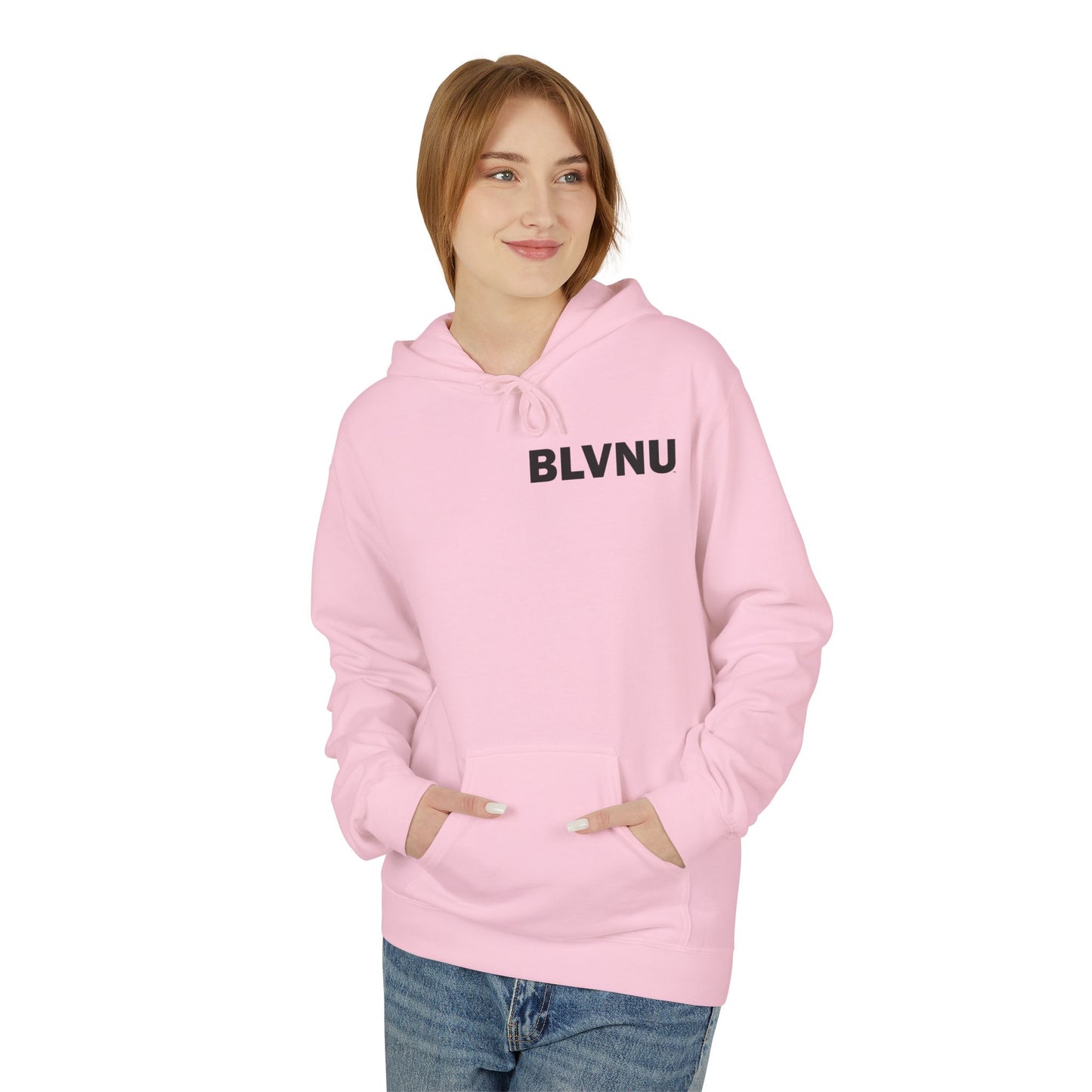 BLVNU - Reset Restart Refocus - Unisex Midweight Softstyle Fleece Hoodie