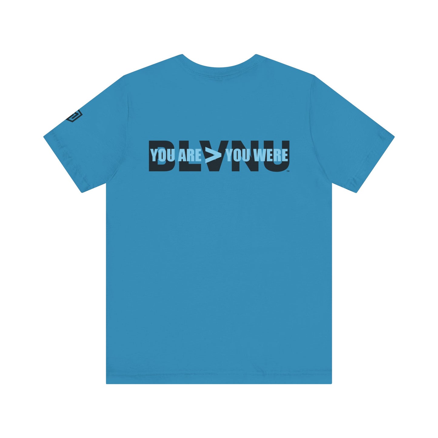 BLVNU - You Are > You Were (Light Blue) Unisex Jersey Short Sleeve Tee