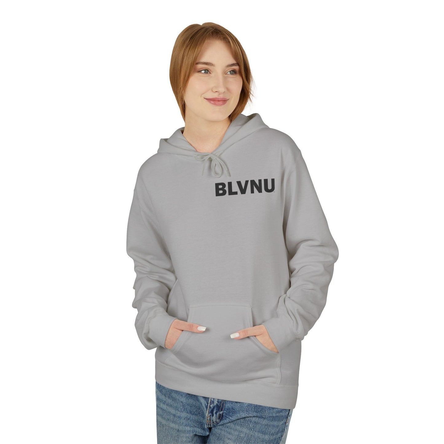 BLVNU - Reset Restart Refocus - Unisex Midweight Softstyle Fleece Hoodie