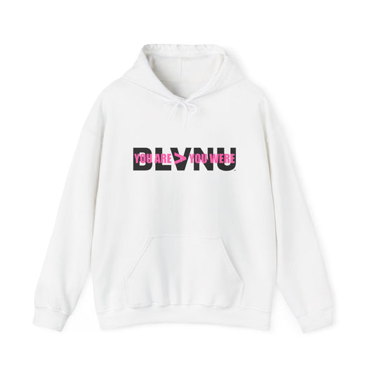 BLVNU - You Are > You Were (Pink) - Unisex Heavy Blend™ Hooded Sweatshirt