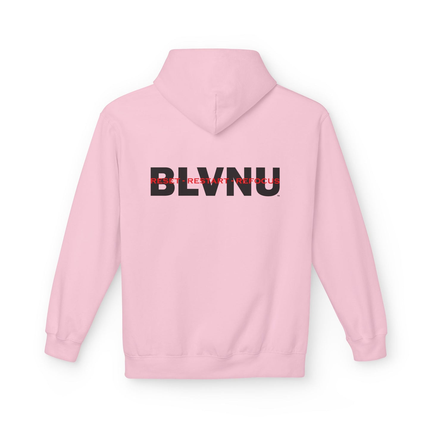 BLVNU - Reset Restart Refocus - Unisex Midweight Softstyle Fleece Hoodie