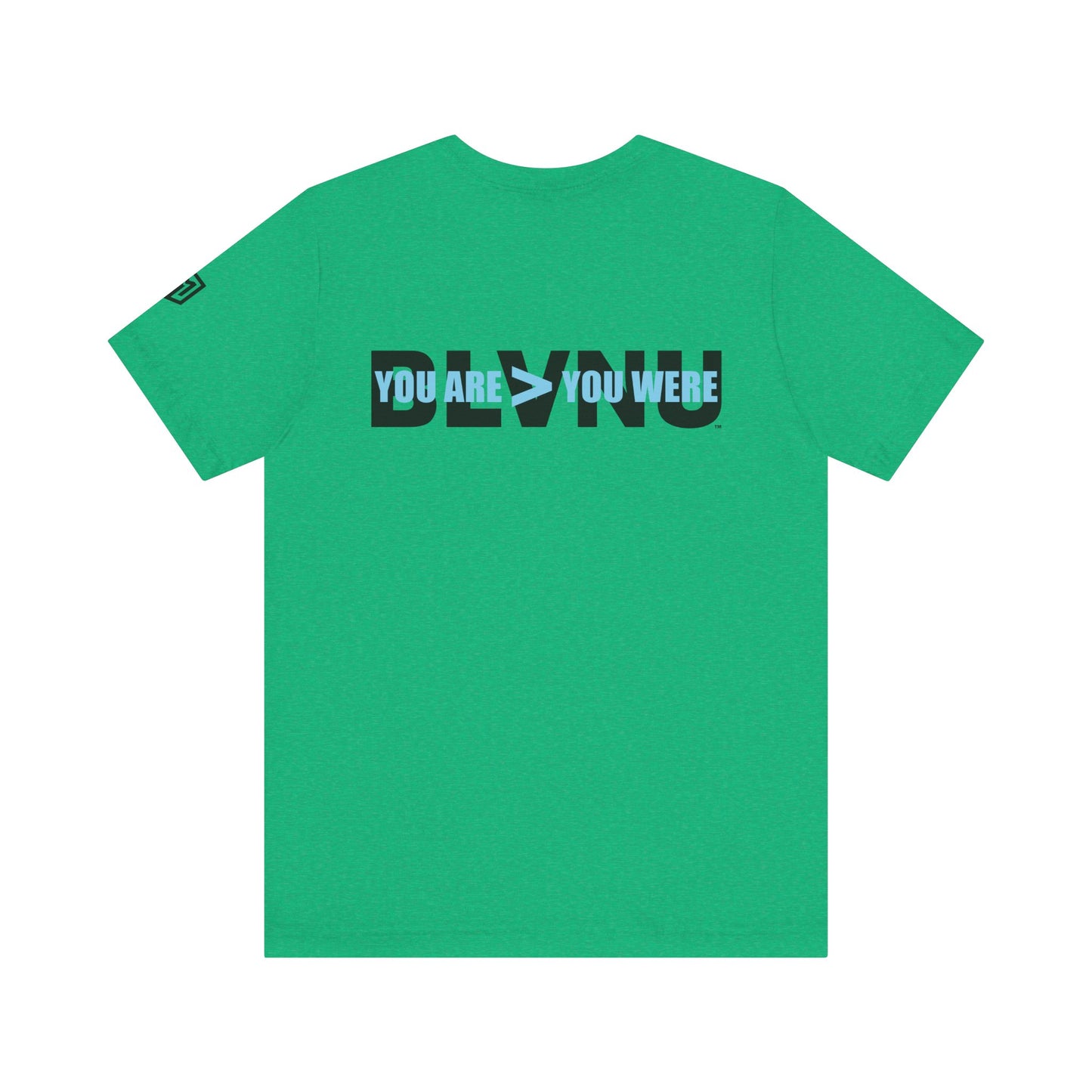 BLVNU - You Are > You Were (Light Blue) Unisex Jersey Short Sleeve Tee