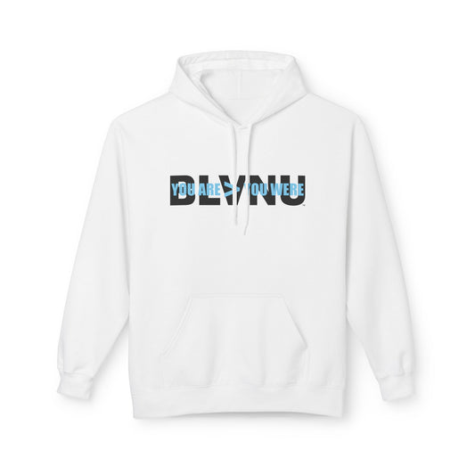 BLVNU - You Are > You Were (Light Blue) Unisex Midweight Softstyle Fleece Hoodie