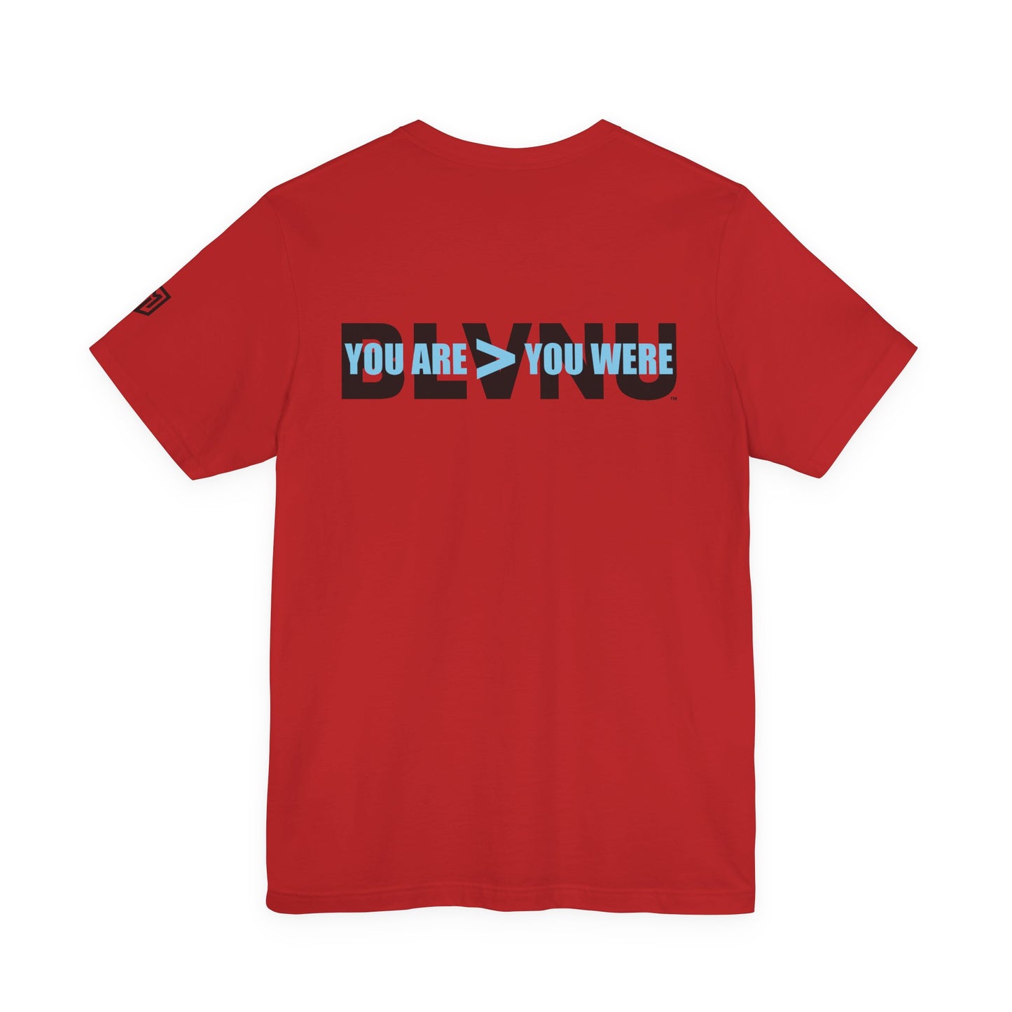 BLVNU - You Are > You Were (Light Blue) Unisex Jersey Short Sleeve Tee