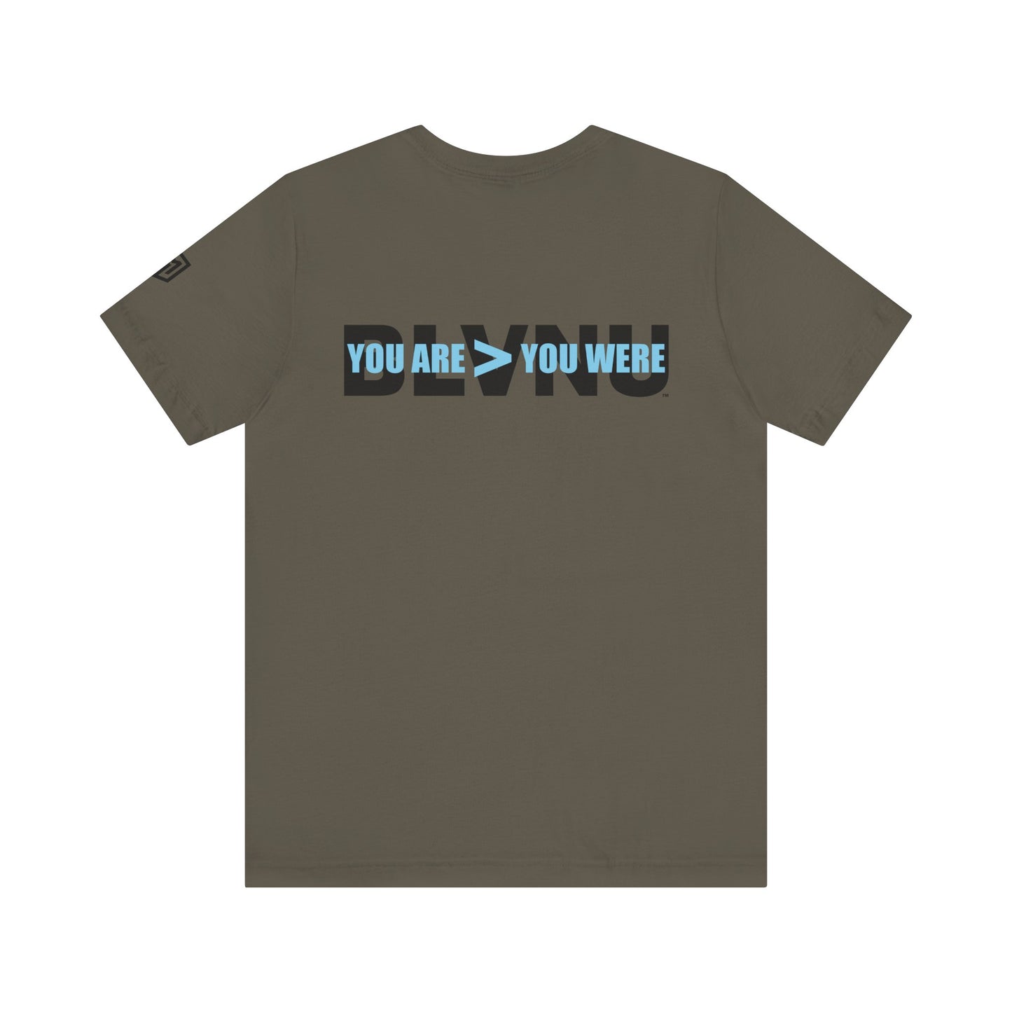 BLVNU - You Are > You Were (Light Blue) Unisex Jersey Short Sleeve Tee