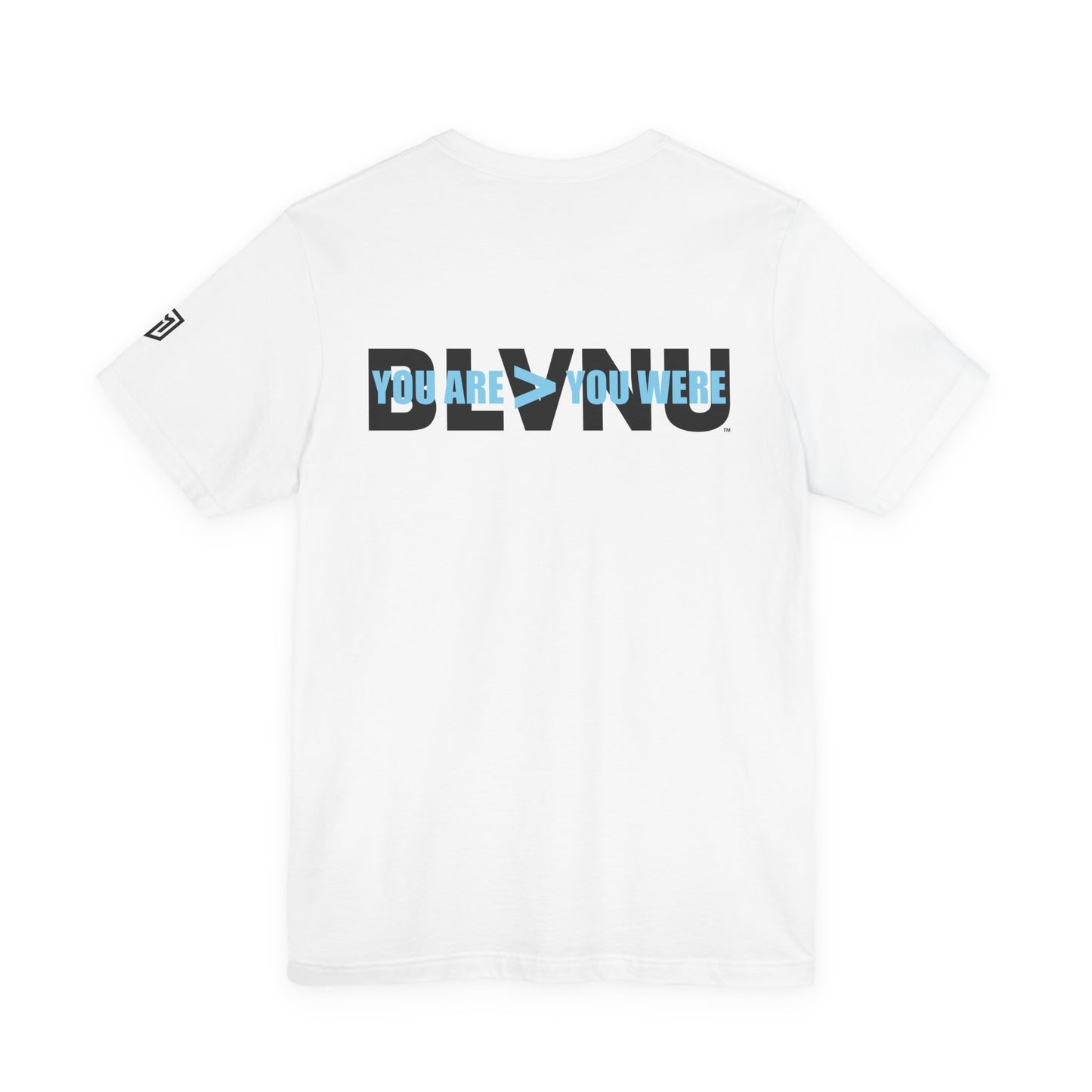 BLVNU - You Are > You Were (Light Blue) Unisex Jersey Short Sleeve Tee